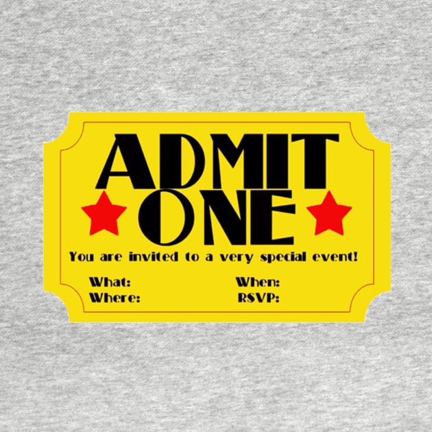 Admit One Movie pass by APOCALYPTIK